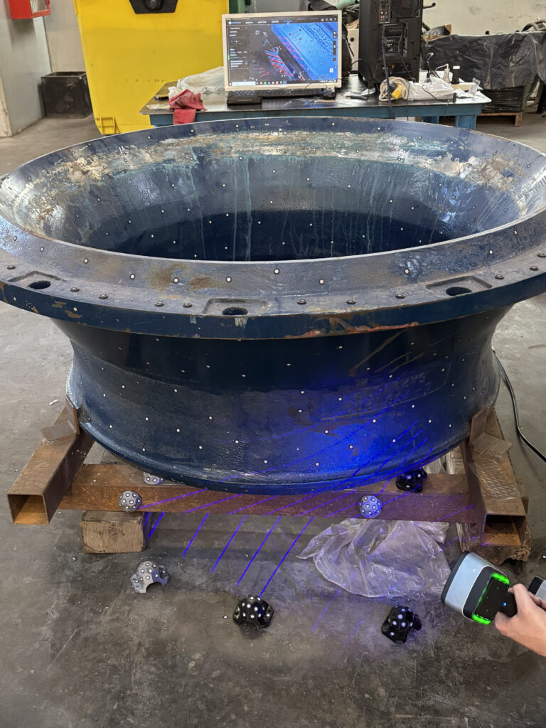 Escaneo 3D cono minería