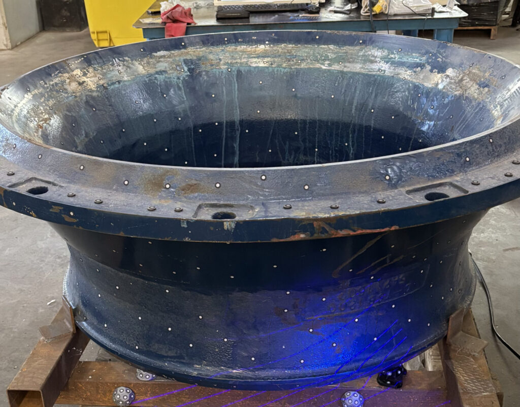 Escaneo 3D cono minería