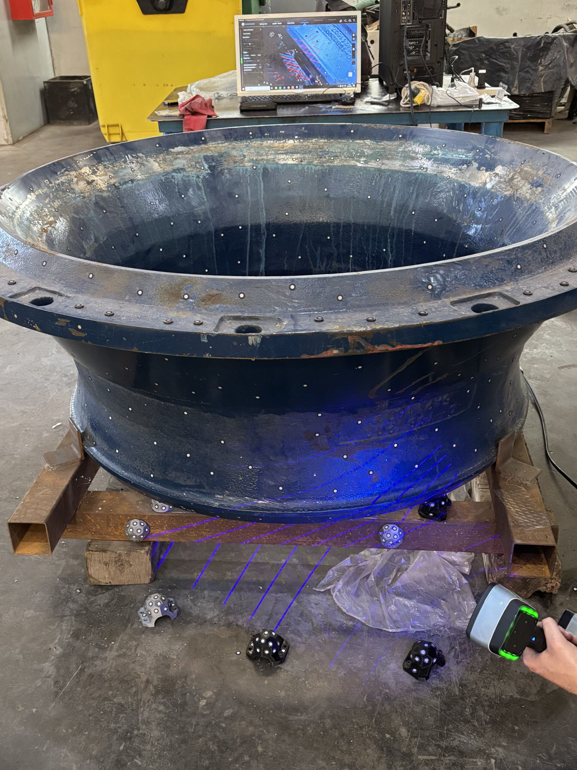 Escaneo 3D cono minería